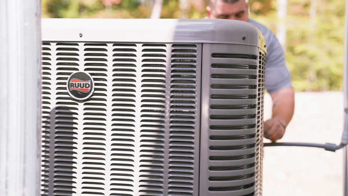 Ruud heating unit serviced by MC Electric